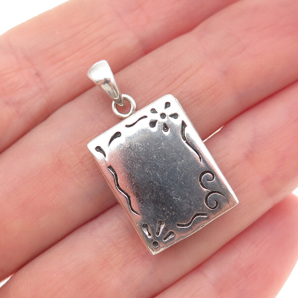 Boma 925 Sterling Silver Vintage Locket Charm Pendant
